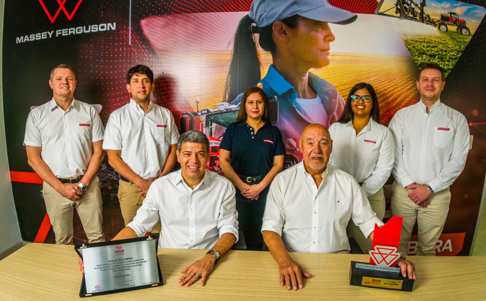 DE LA SOBERA: Mejor concesionario de Massey Ferguson de la Región por 3er año consecutivo